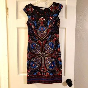 Patterned work dress